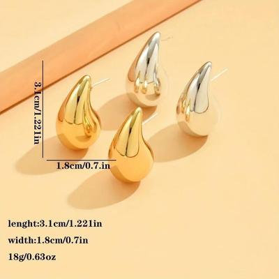 Funky Gold Plated Artificial Stones Earrings