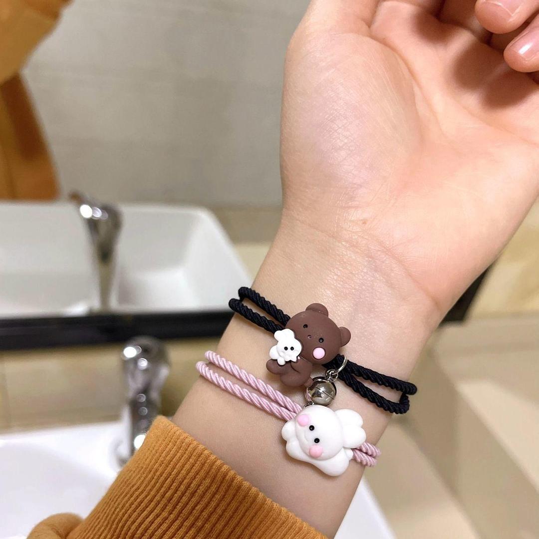 Acrylic Plated Charm Bracelet