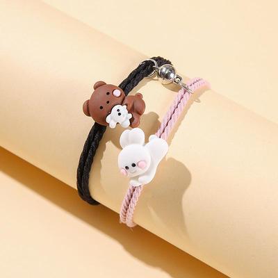 Acrylic Plated Charm Bracelet