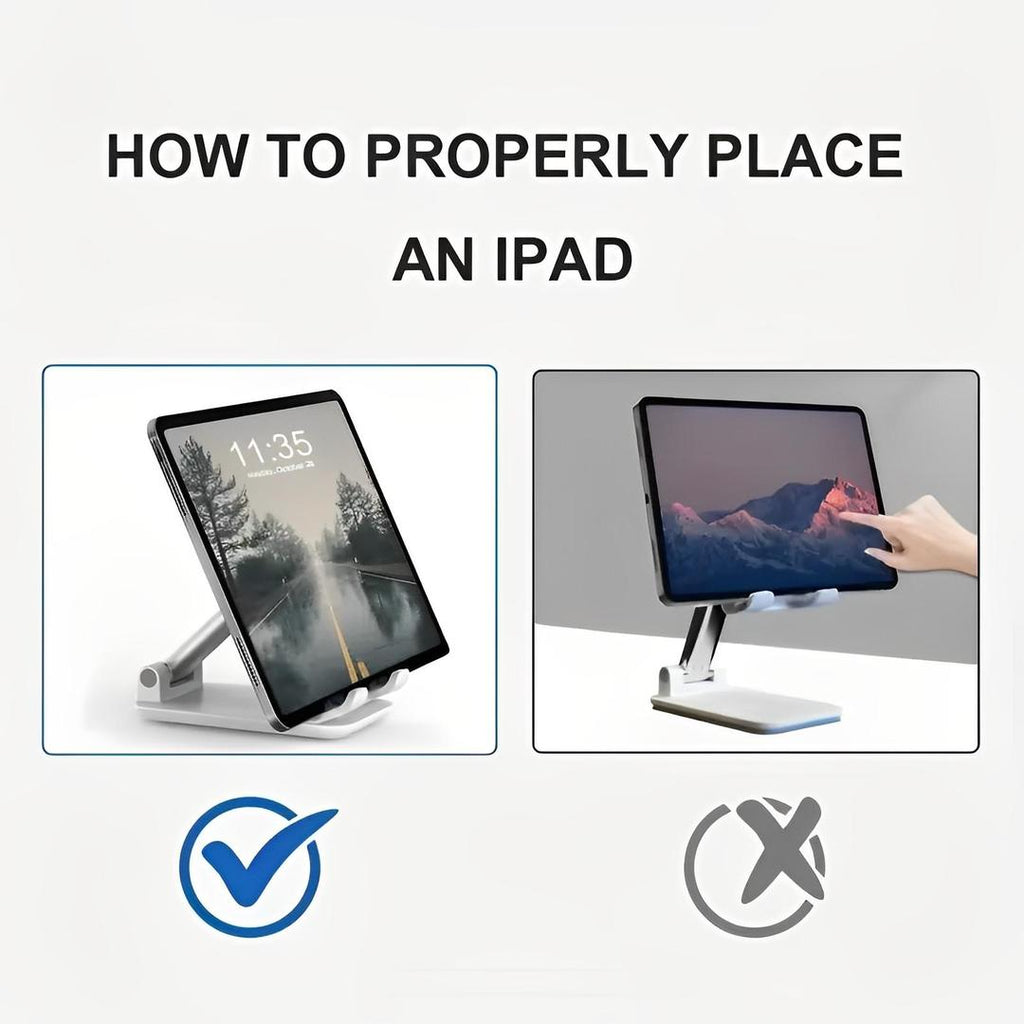 Foldable & Adjustable Mobile & Tablet Stand | Flexible Desktop Mount & Lazy Bracket Holder