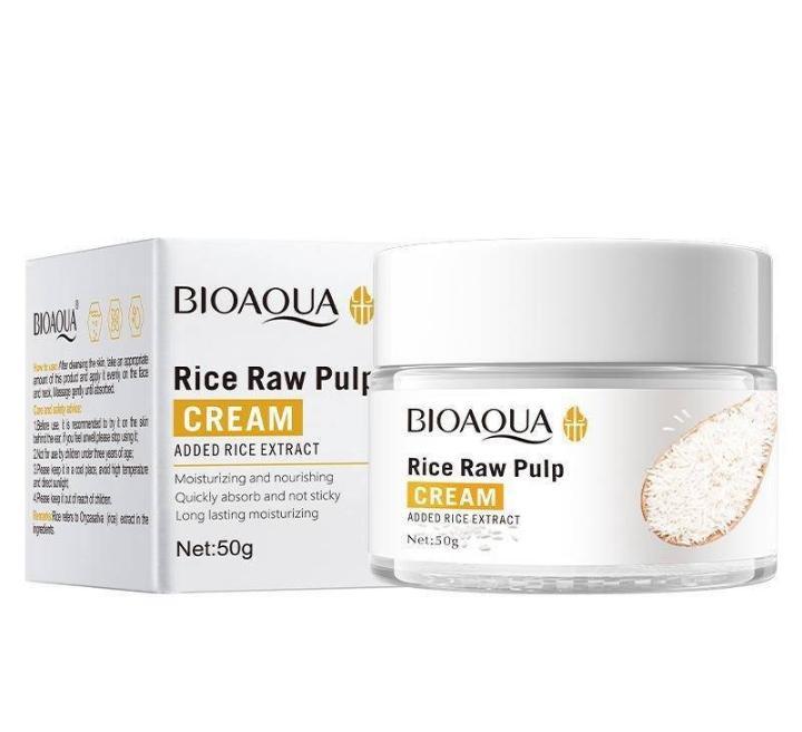 Rice Raw Pulp Moisturizing Face Cream